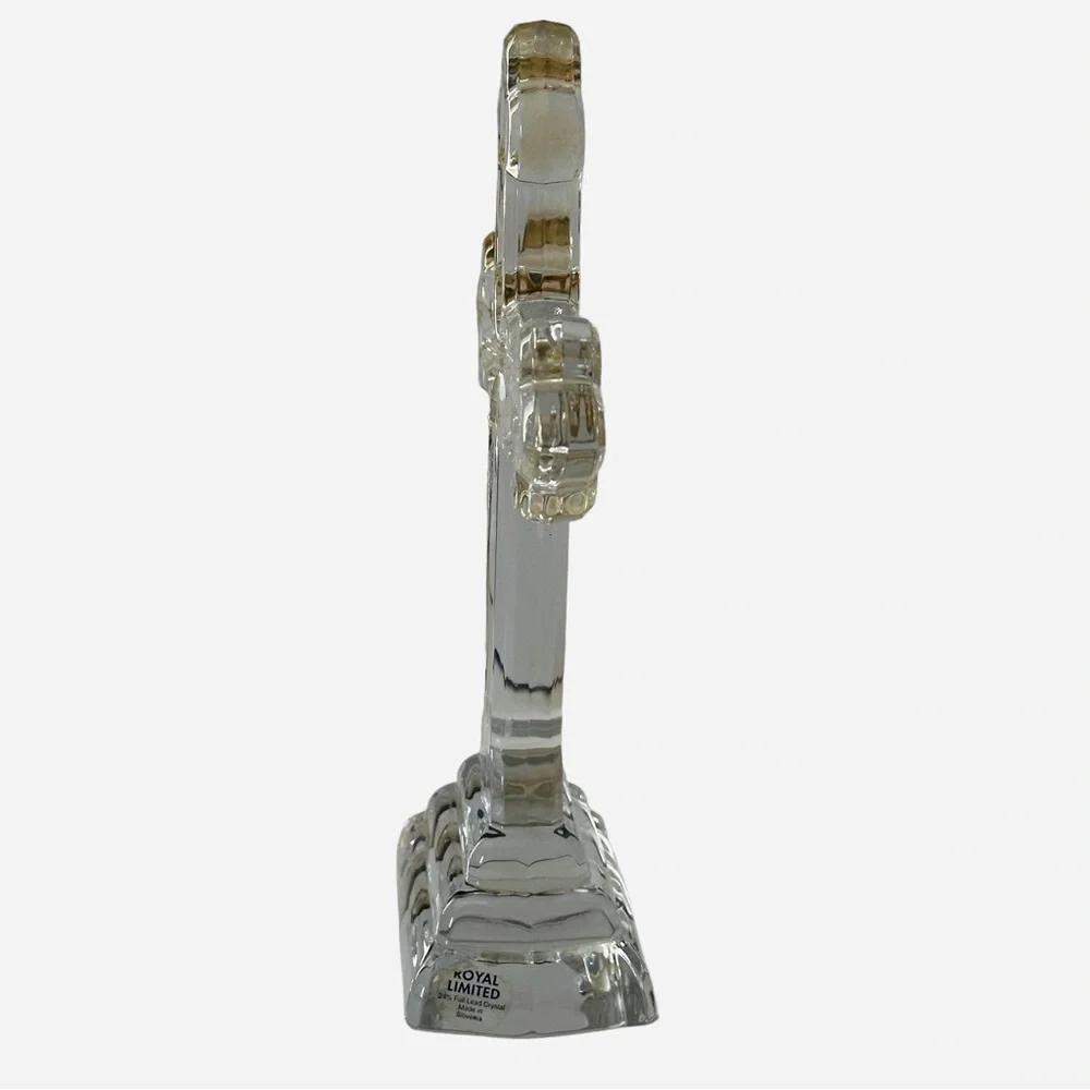 Royal Limited‎ 24% Lead Crystal Glass Cross Religious Slovenia